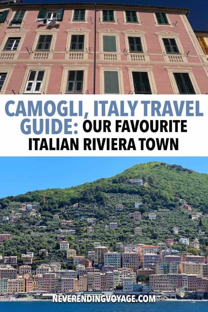 Camogli Travel Guide Pinterest pin