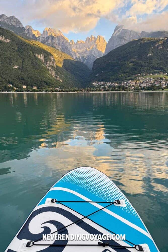 Lake Molveno Travel Guide Pinterest pin