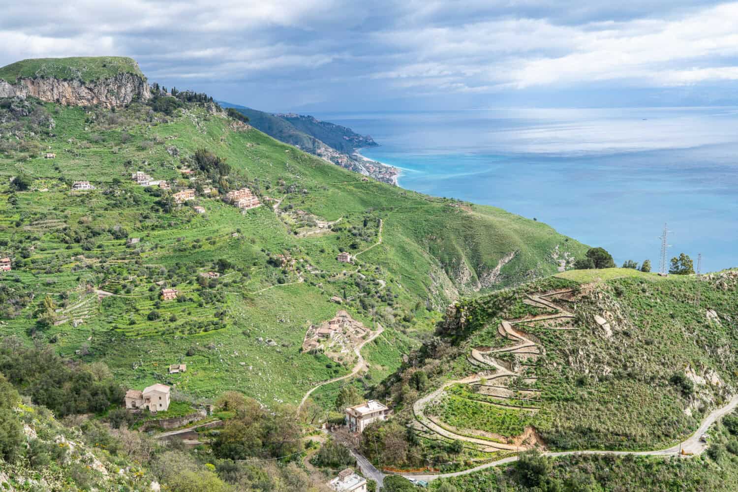 Castelmola in Eastern Sicily, Italy