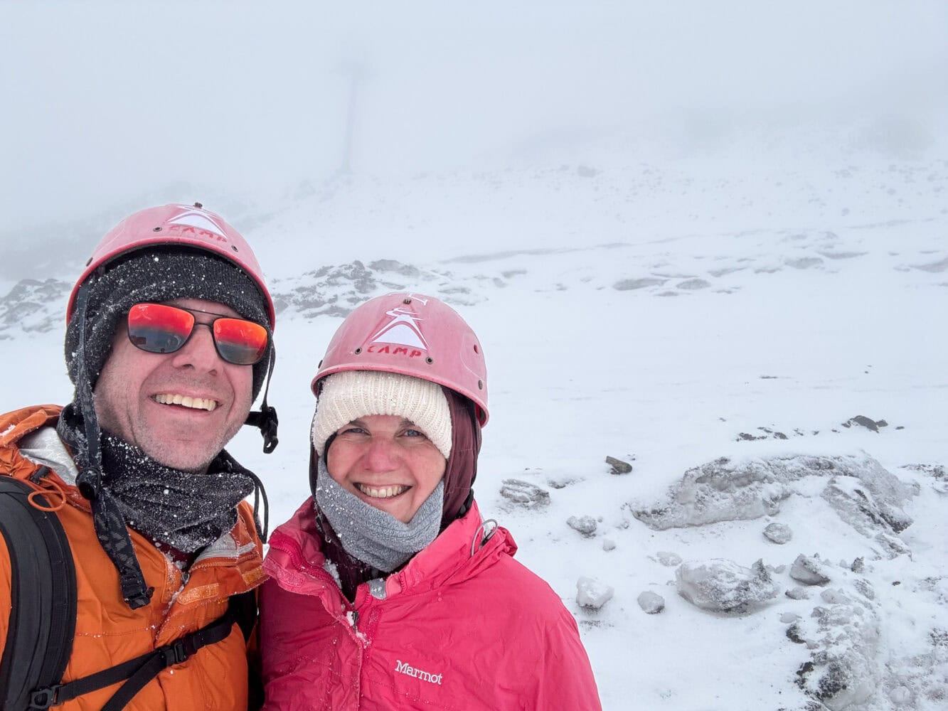 Simon and Erin on Mt Etna, East Sicily, Italy