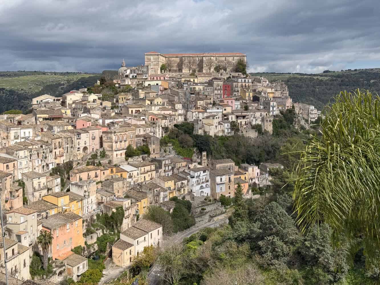 Panoramic view of Ragusa Ibla, East Sicily, Italy