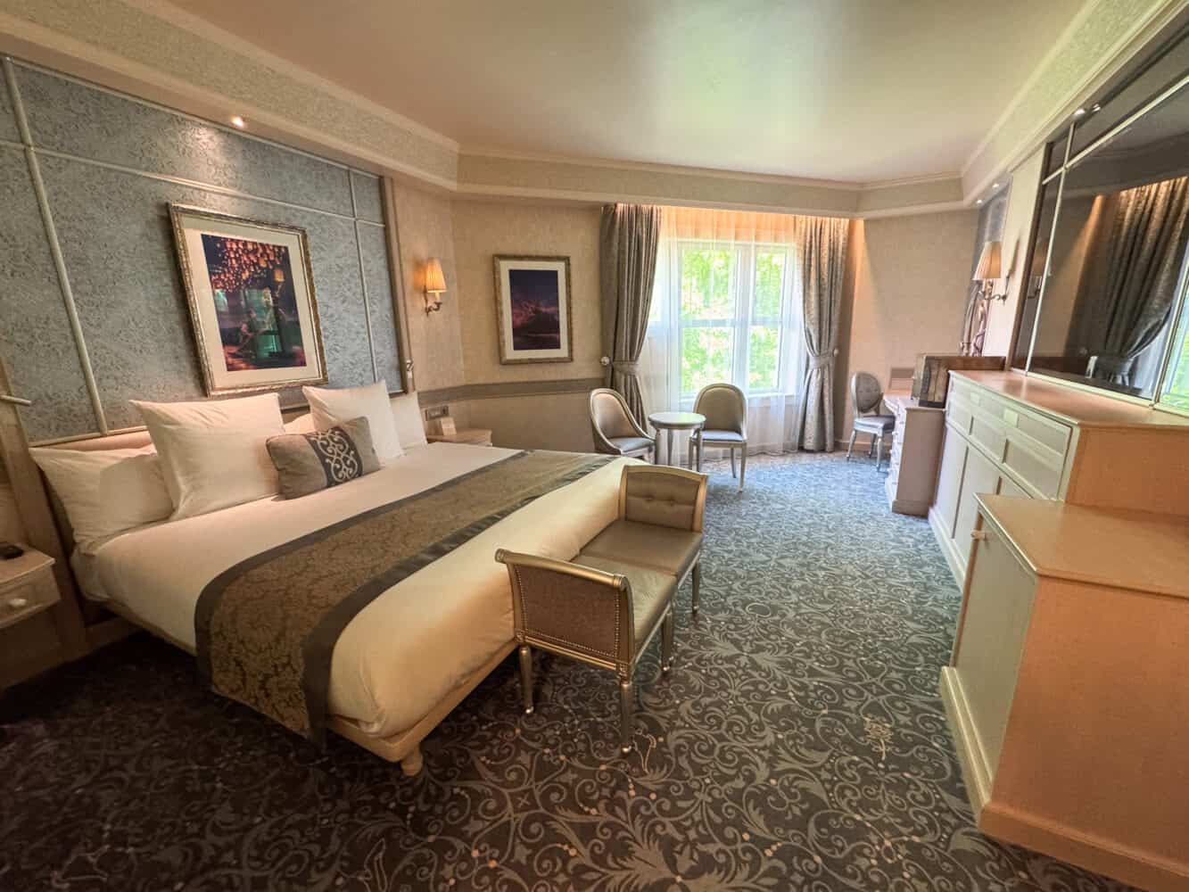 Interior of a Superior Room at Disneyland Hotel Paris