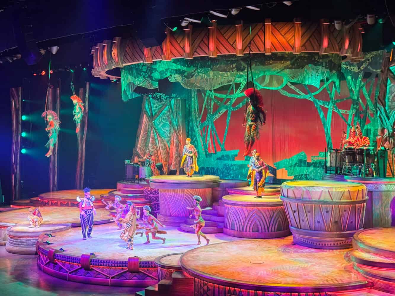 Lion King show at Disneyland Paris
