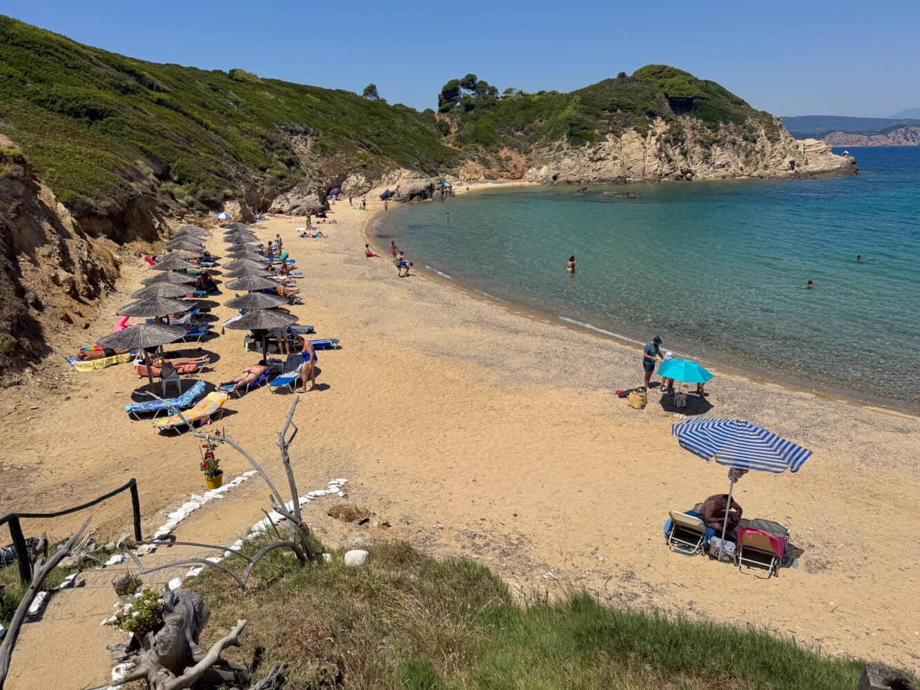 Krifi Ammos Beach in Skiathos, Greece