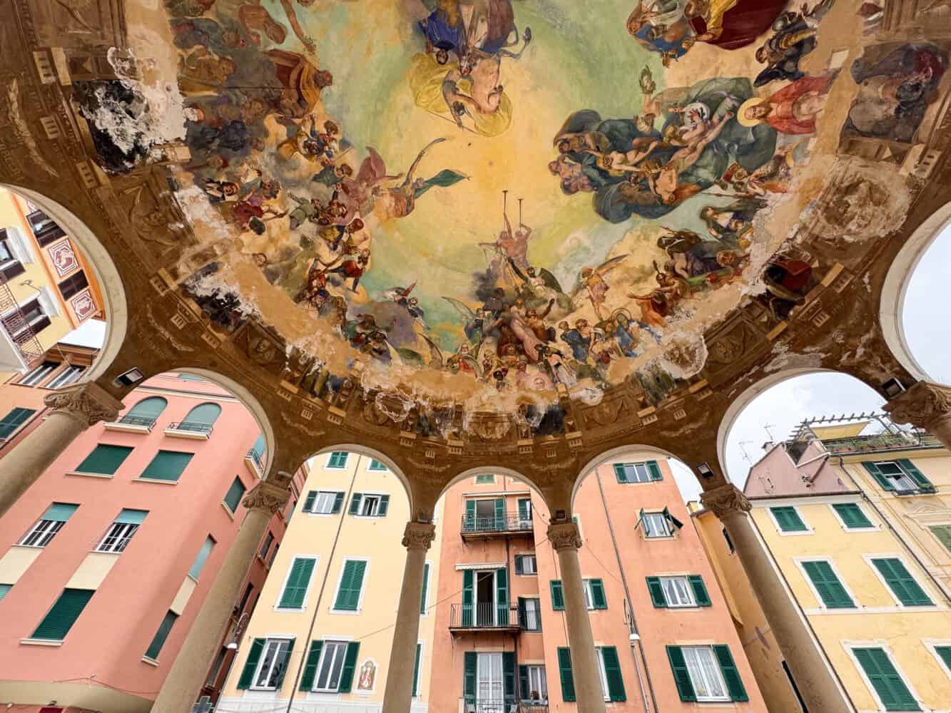 Band stand in Rapallo, Italy.