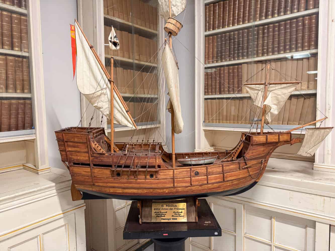 Ship model in Camogli's maritime museum.