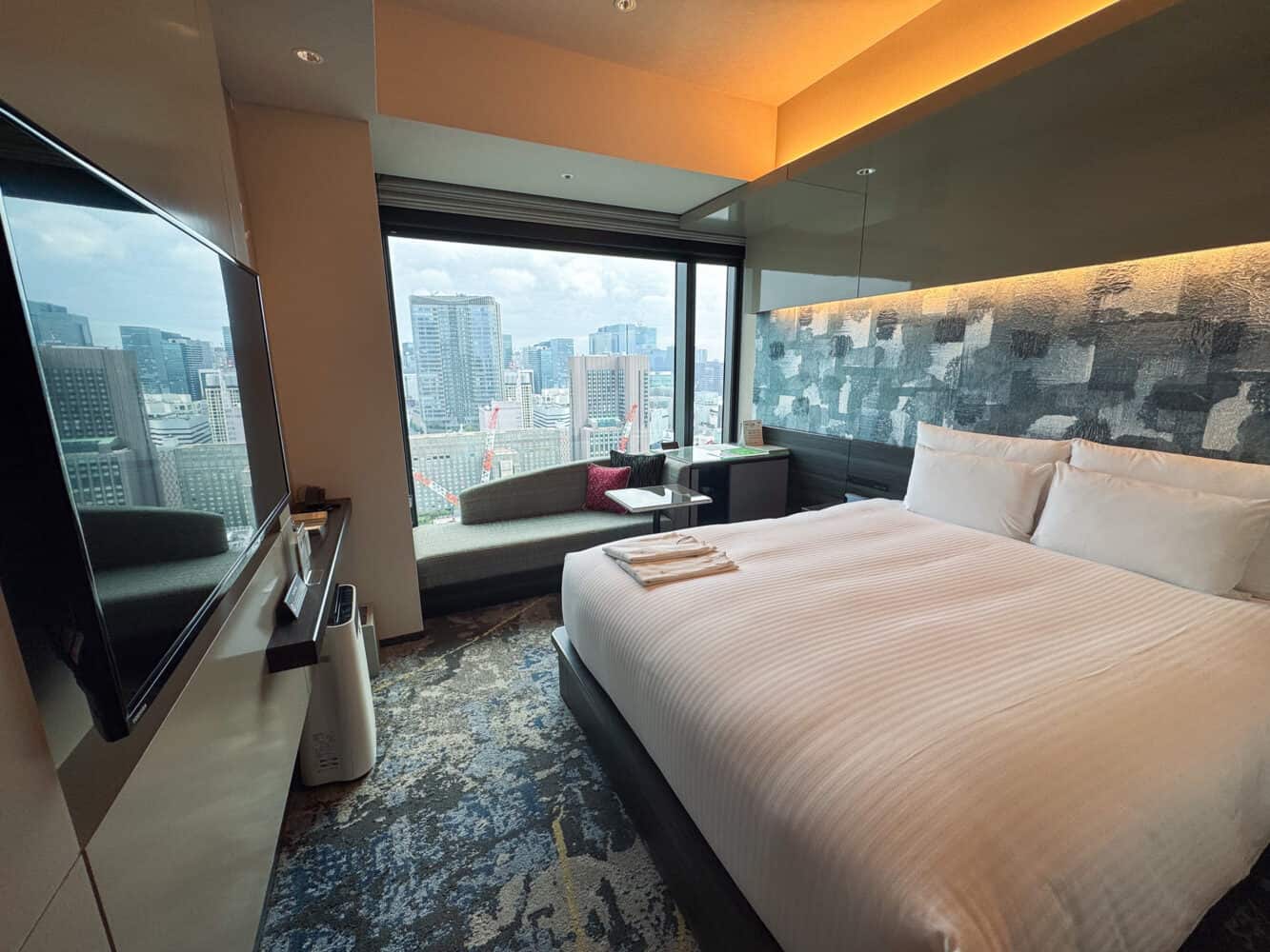 Superior room at The Blossom Hibiya Hotel in Tokyo, Japan. 