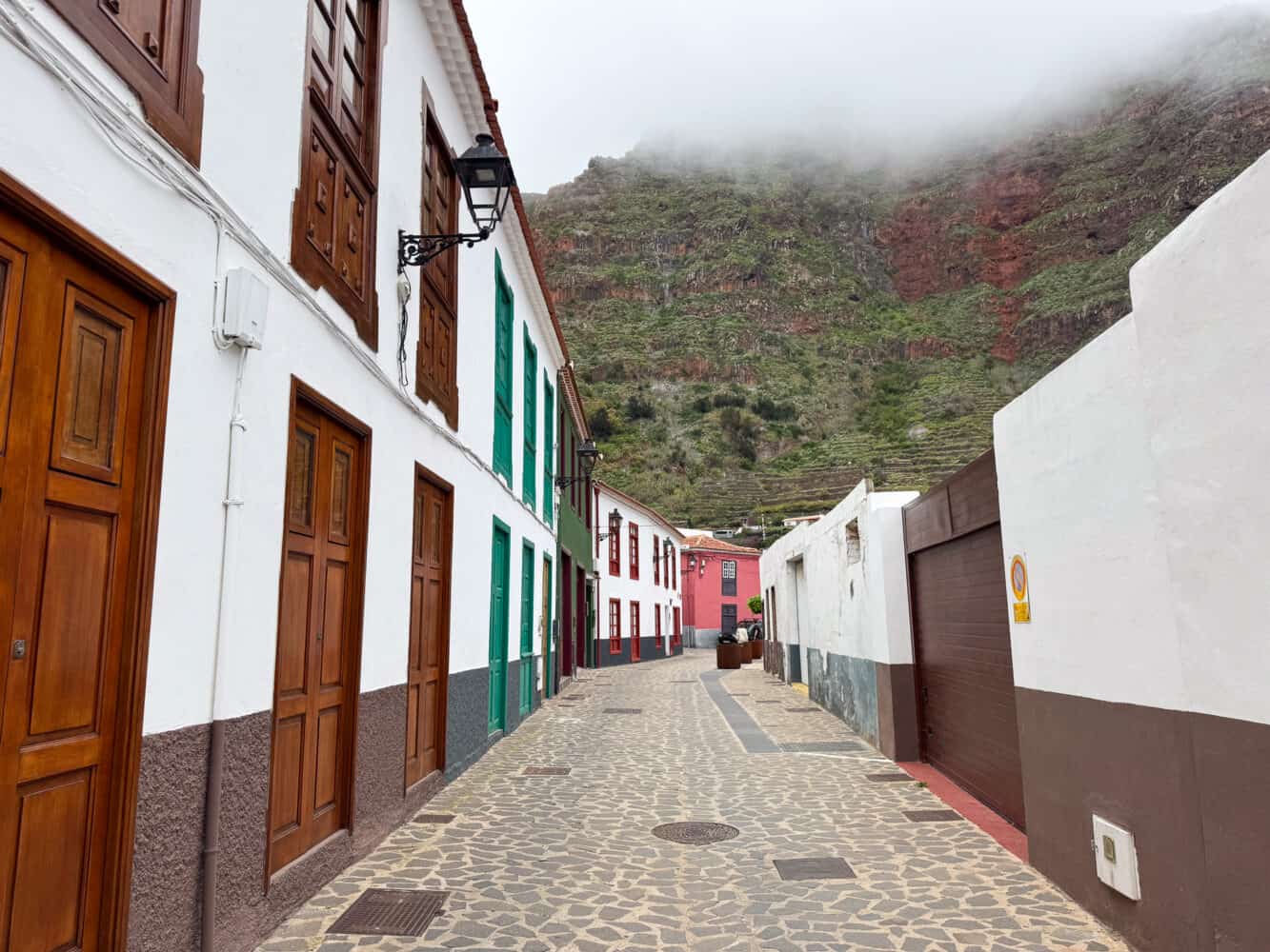 Agulo village on La Gomera, Canary Islands. 