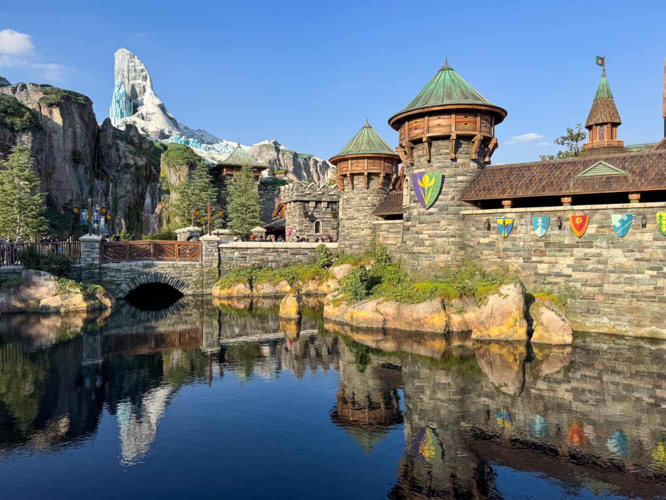 Frozen Kingdom in Fantasy Springs at Tokyo Disneysea.