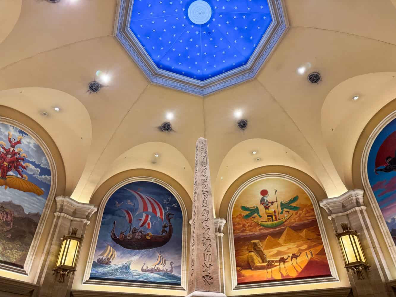 Queue of Soaring ride at Tokyo DisneySea.